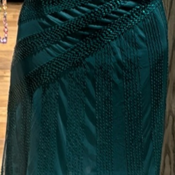 Green Prom/Wedding guest/Formal Occasion Dress St. PATRICK'S DAY - Picture 6 of 16